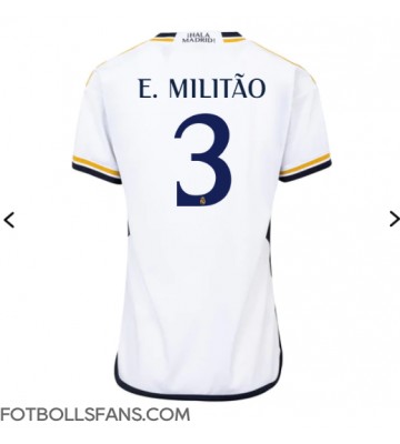 Real Madrid Eder Militao #3 Replika Hemmatröja Damer 2023-24 Kortärmad
